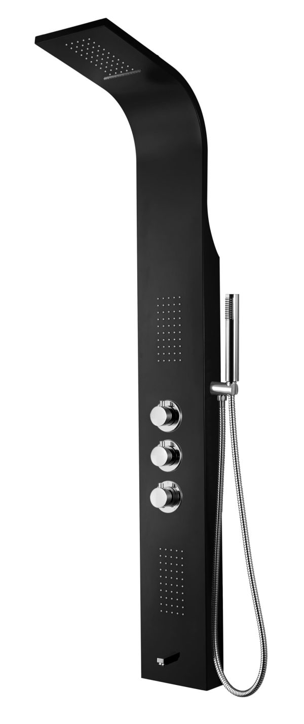 COLONNE DE DOUCHE THERMOSTATIQUE NOIR