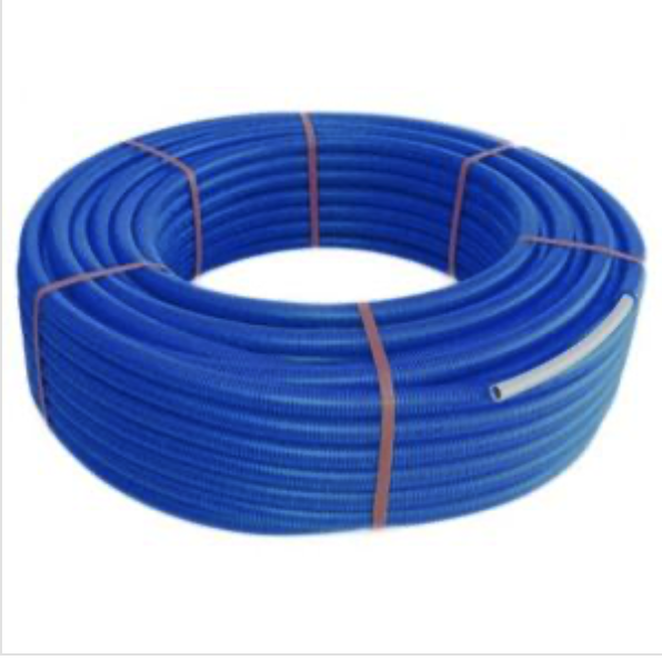 TUBE + GAINE 16X2 (ALU 0,2) BLEU ROULEAU 50M ALUPEX