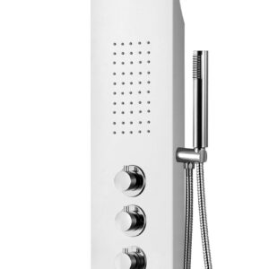 COLONNE DE DOUCHE THERMOSTATIQUE BLANC